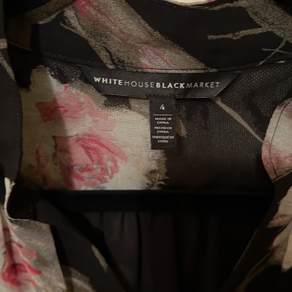 White House Black Market floral top - Picture 7 of 7